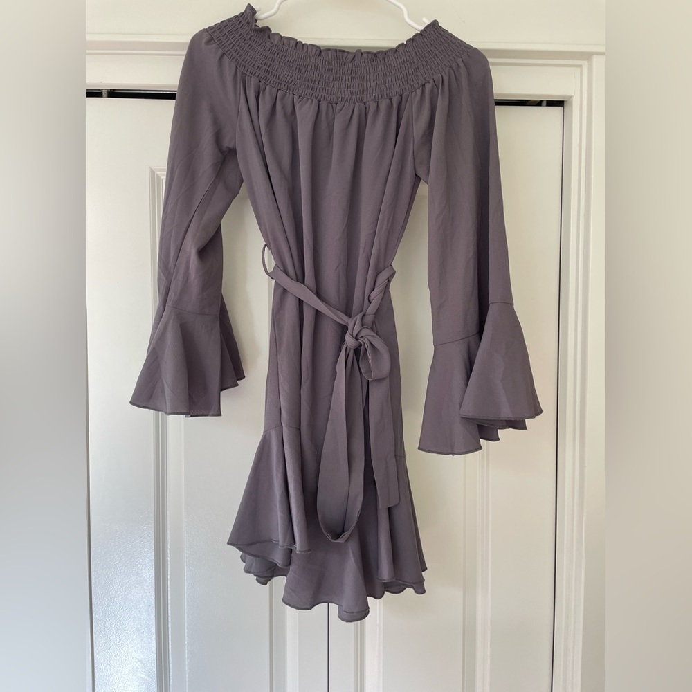 Off the shoulder dress